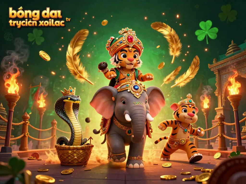 Experience bóng đá trực tuyến xoilac tv with a vibrant 3D casino scene showcasing betting excitement.